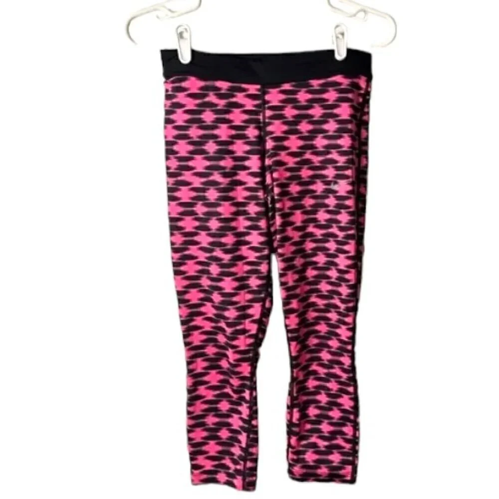 Nike Dri-Fit Pink and Black Pants, Size Small